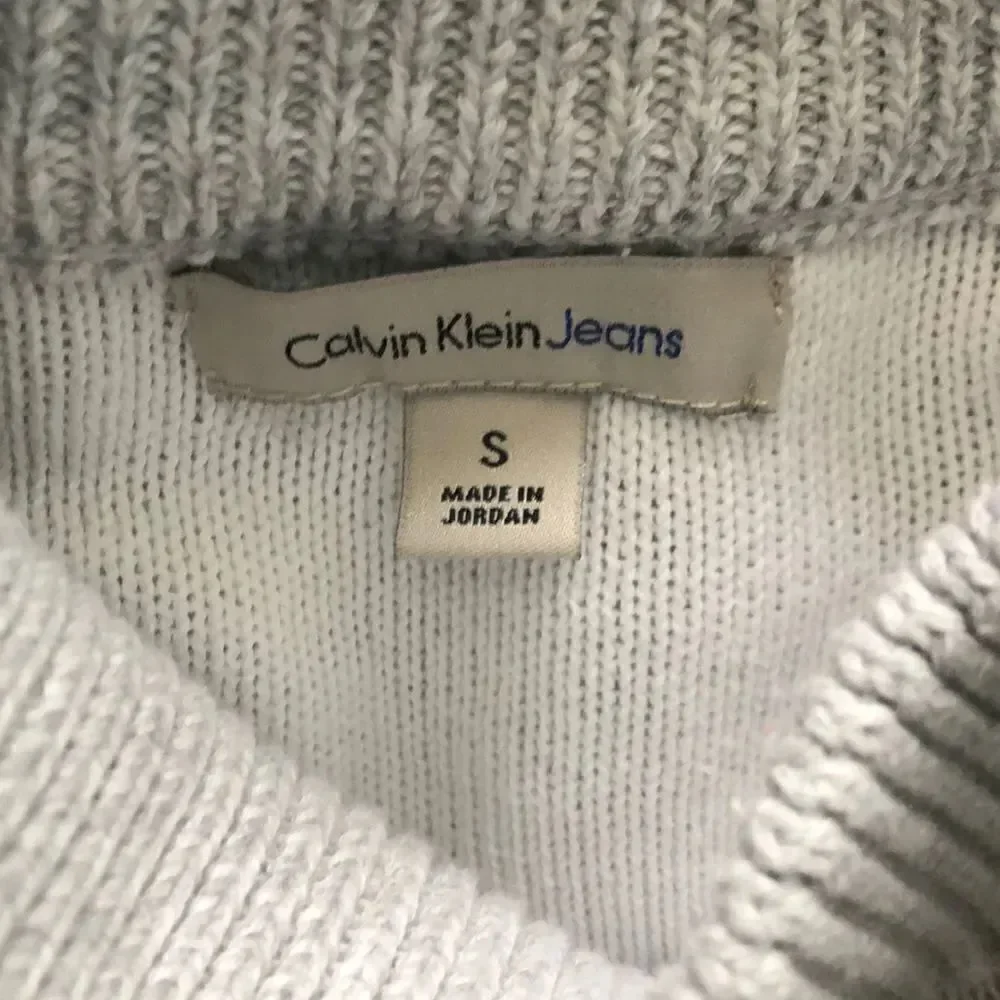 Calvin Klein Crew Neck Grey Sweater
